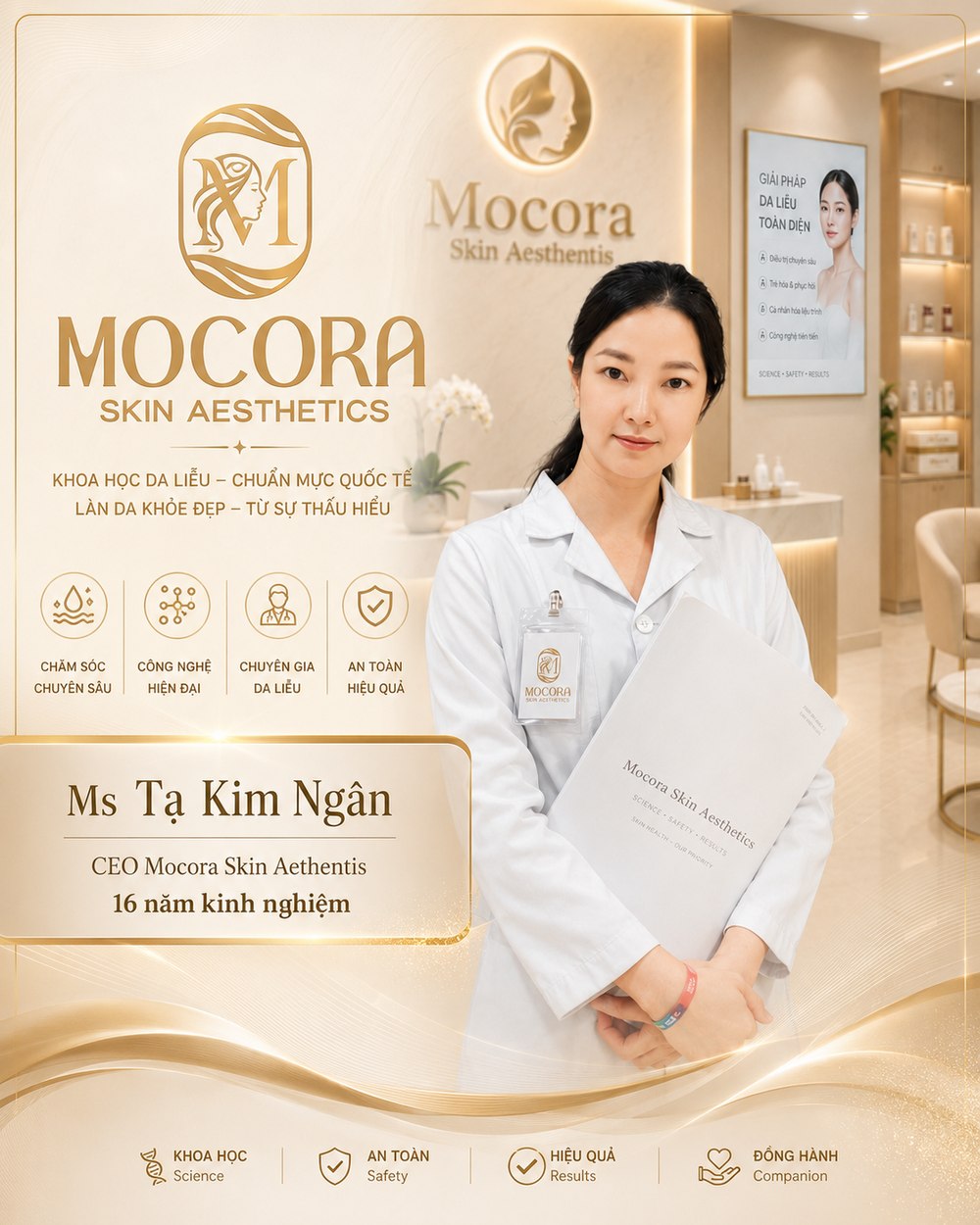 Ms Tạ Kim Ngân, CEO Mocora Skin Aesthetics